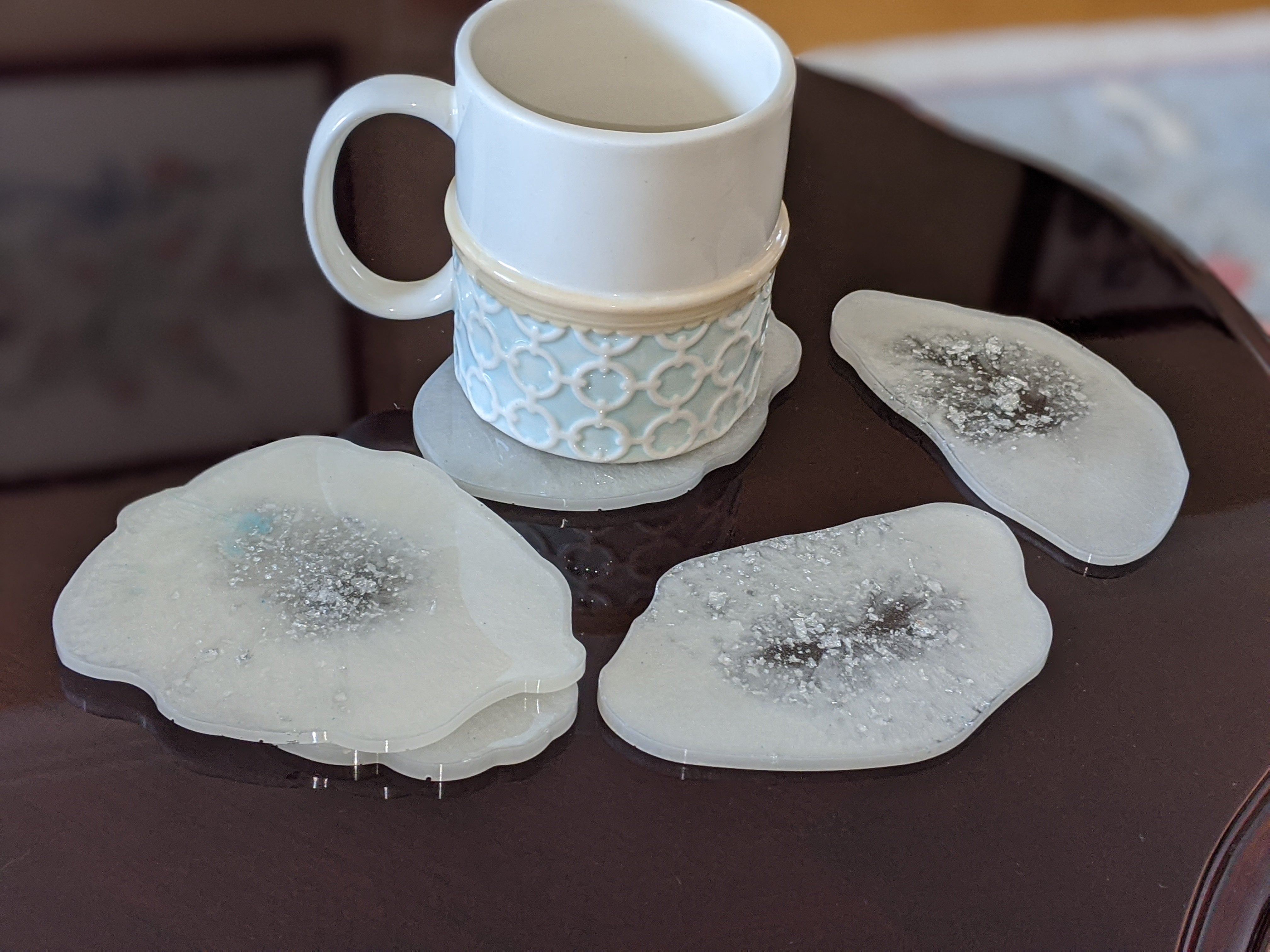 Geode Resin Coasters