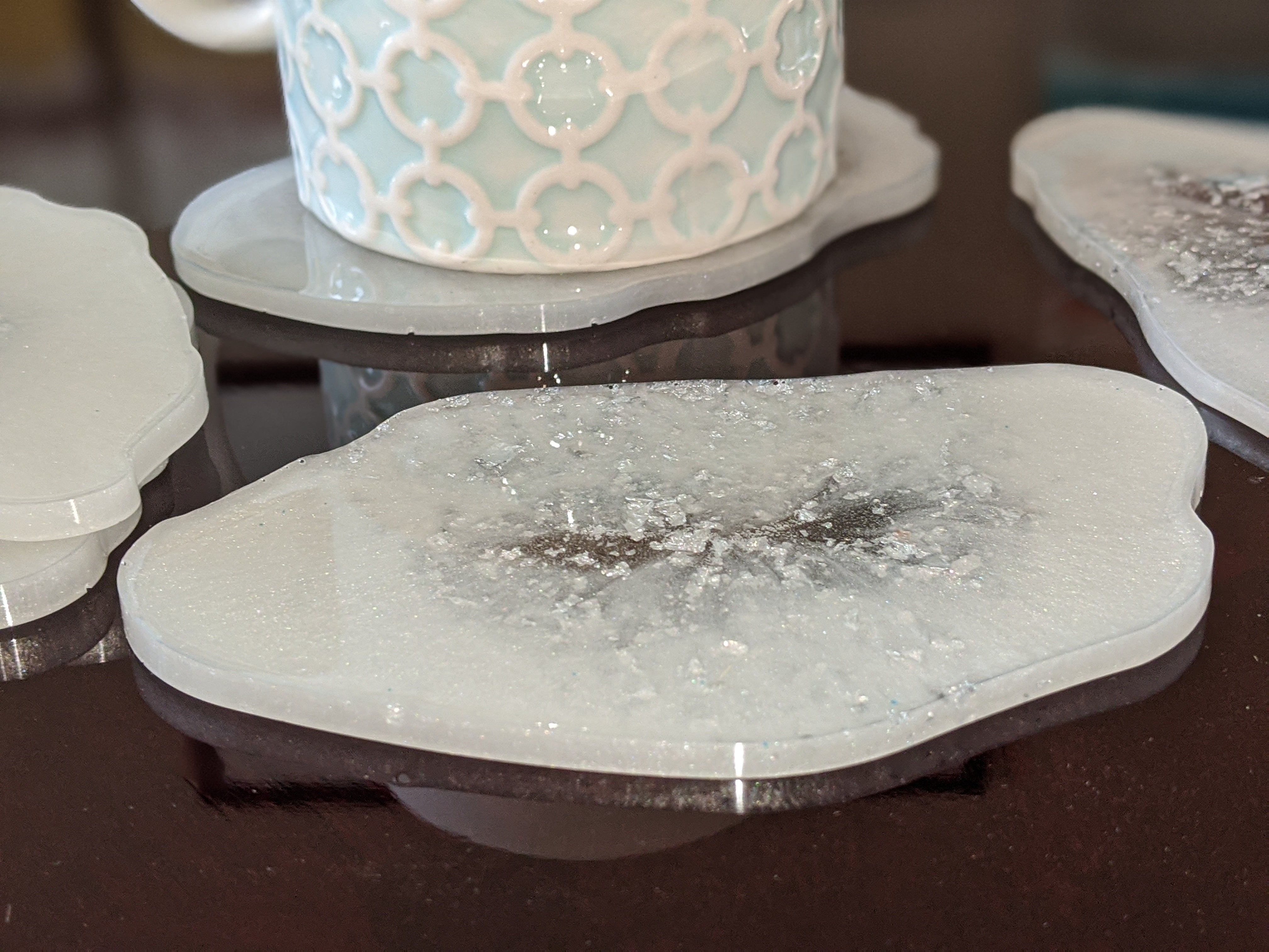 Geode Resin Coasters