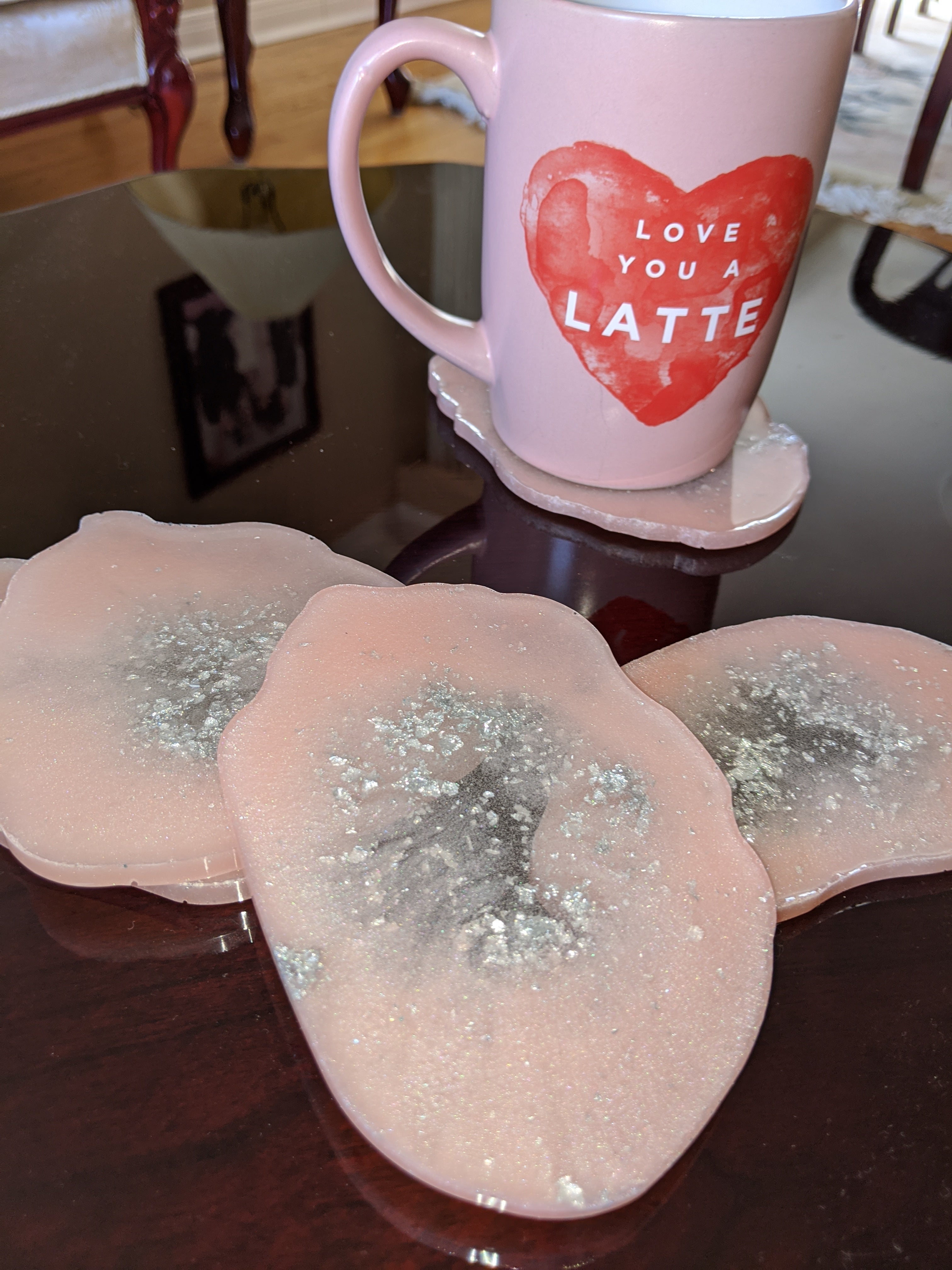 Geode Resin Coasters