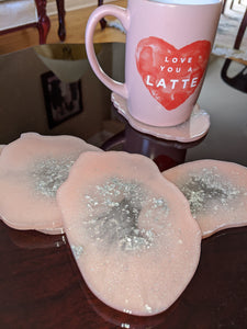 Geode Resin Coasters