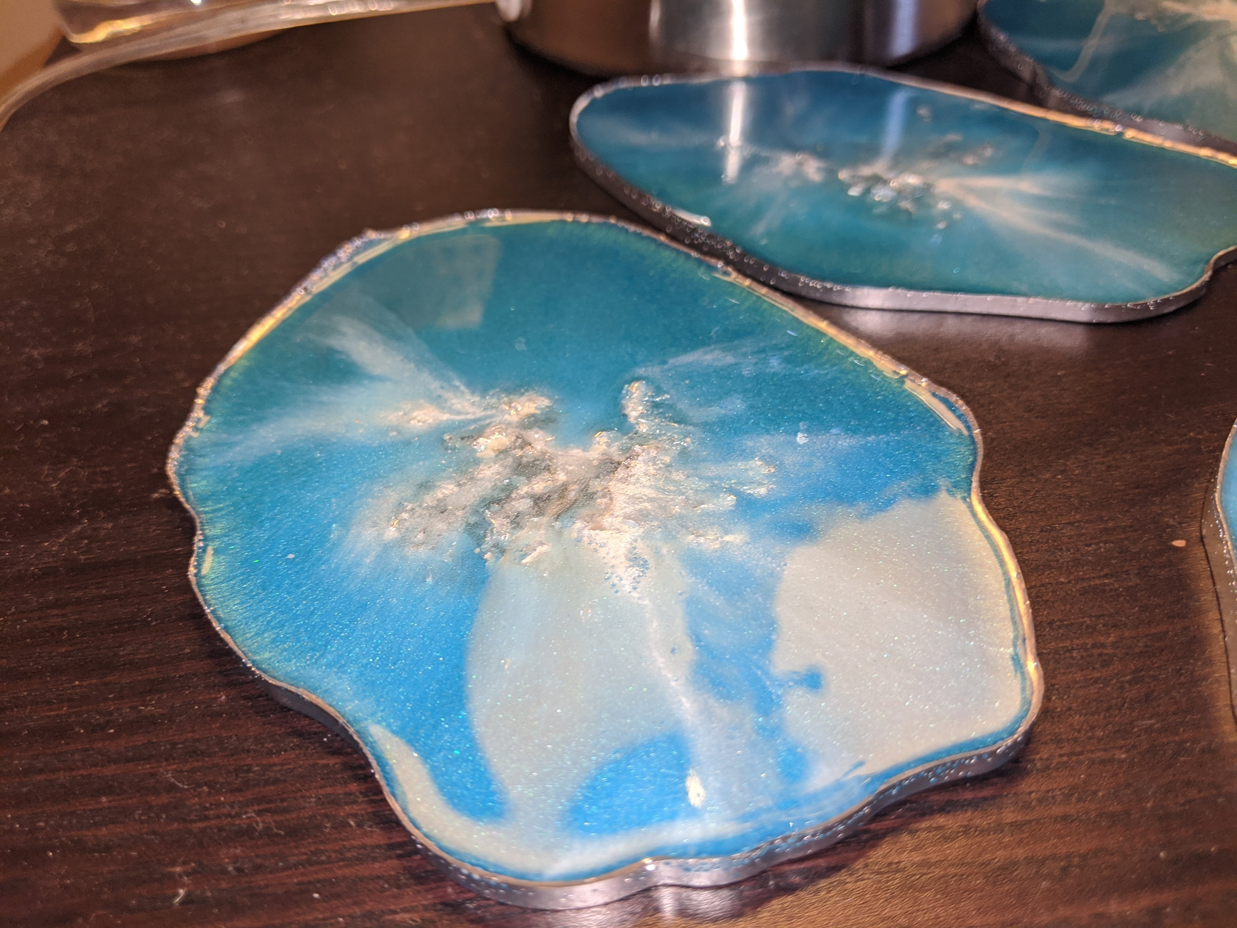 Geode Resin Coasters