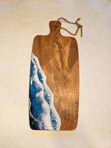 Paddle Charcuterie Board in Pearl Blue